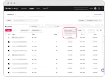 TikTok Ads Manager campaign analytics dashboard